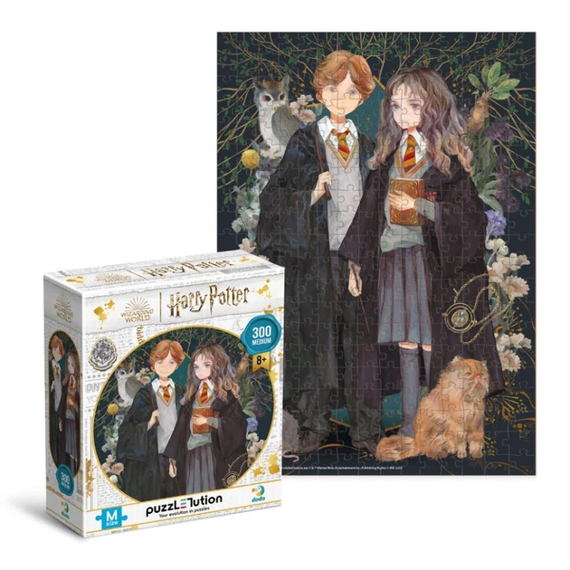 Пазл классический "Harry Potter. Гермиона и Роналд" 200499, 300 элементов - Фото 2 Пазл классический "Harry Potter. Гермиона и Роналд" 200499, 300 элементов - изображение 2