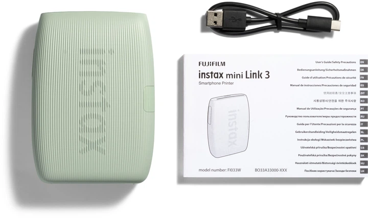 Фотопринтер Fujifilm Instax Mini LINK3 S GREEN EX D Зелена шавлія (16832156) - зображення 12