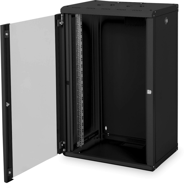 Серверна підвісна шафа DIGITUS Unique Series 19" 20U 600x450 Black (DN-19 20-U-SW) - зображення 2