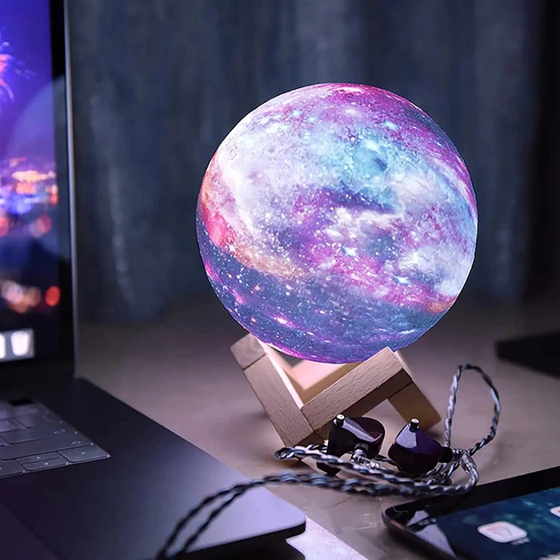 Настольный LED Ночник Arnolux 409-12-GL Звездное Небо 12см 3D RGB с пультом д/у - изображение 4