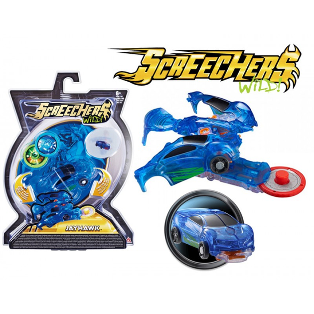 Машинка-трансформер Screechers Wild Jayhawk L1 Дикий скричер