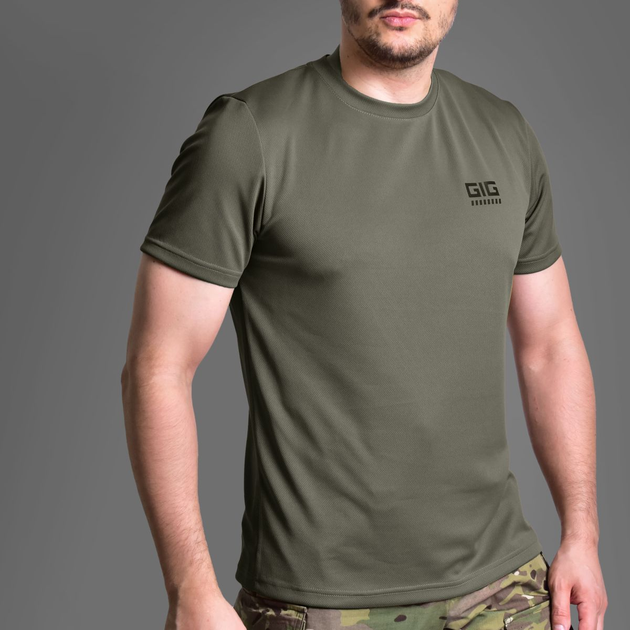 Футболка Coolmax GigMilitary Tactical air Tee Ranger Green L - зображення 1