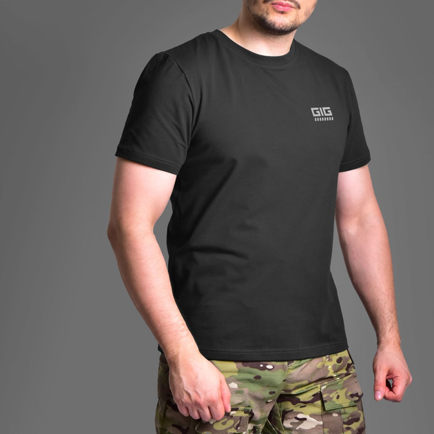 Футболка GigMilitary Tactical Comfort Tee Black L - зображення 1