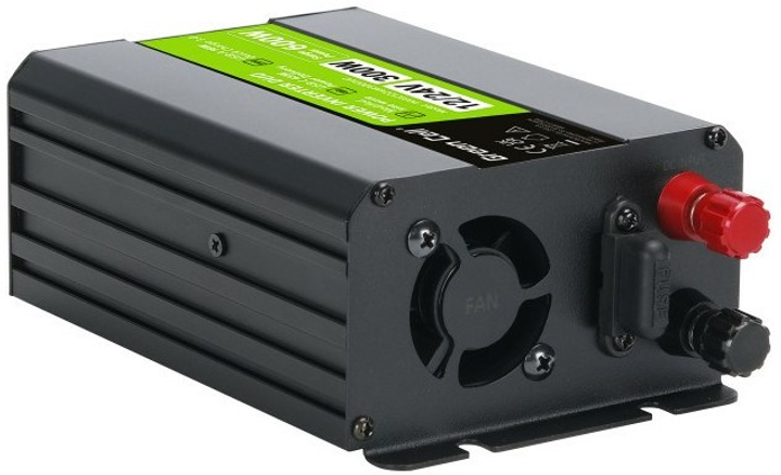 Інвертор Greencell 12 В/24 В - 230 В 300 Вт/600 Вт Модифікована синусоїда (INVGC1224M300DUO) - зображення 3