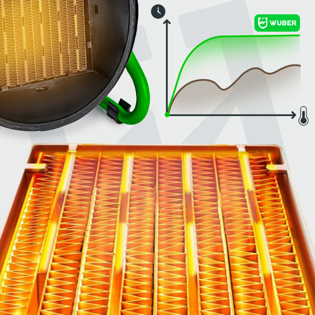 Тепловентилятор керамический 2000W Wuber - изображение 3