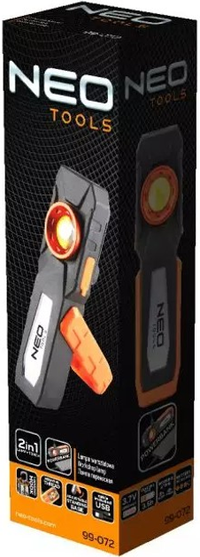 Latarka warsztatowa NEO Tools 500 lm COB LED 99-072 (5907558464962) - obraz 9