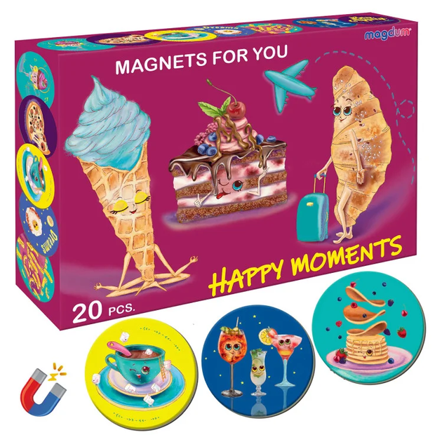 Набор магнитов Magdum ML 4031-53 EN "Happy moments" - изображение 3