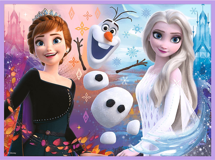 Пазли + Мемо Trefl Disney Холодне серце Принцеси у своїй країні 2 в 1 78 елементів (5900511933352) - зображення 4