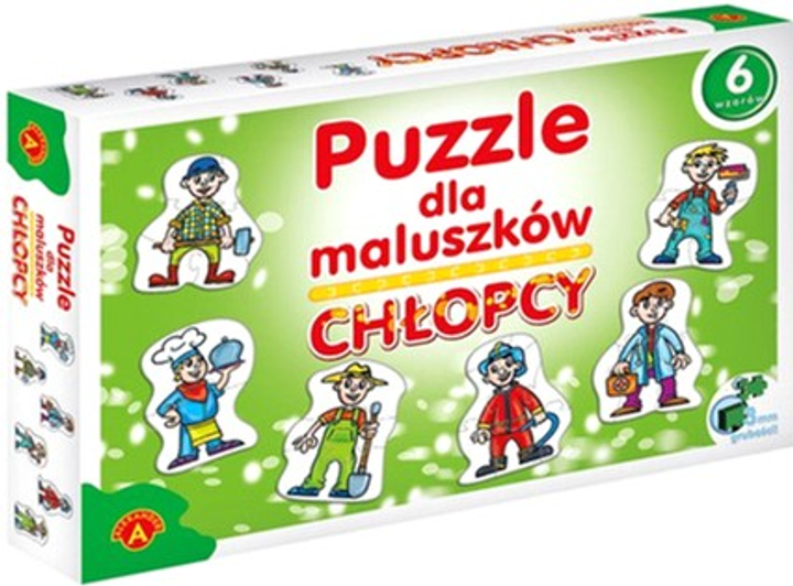 Puzzle Alexander Dla Maluszków Chłopcy 27 elementów (5906018005387) - obraz 2