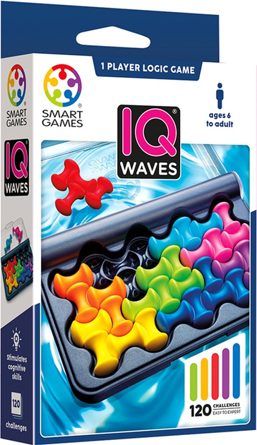 Łamigłówka IUVI Games Smart Games IQ Waves (5414301525684) - obraz 1