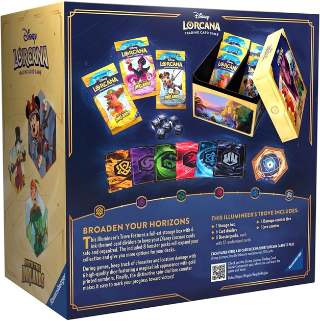 Набір карток Ravensburger Disney Lorcana Into The Inklands trove pack (4050368982926) - зображення 3