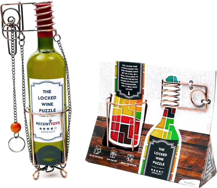 Łamigłówka Recent Toys The Locked Wine Puzzle 4/5 G3 (8717278851150) - obraz 2