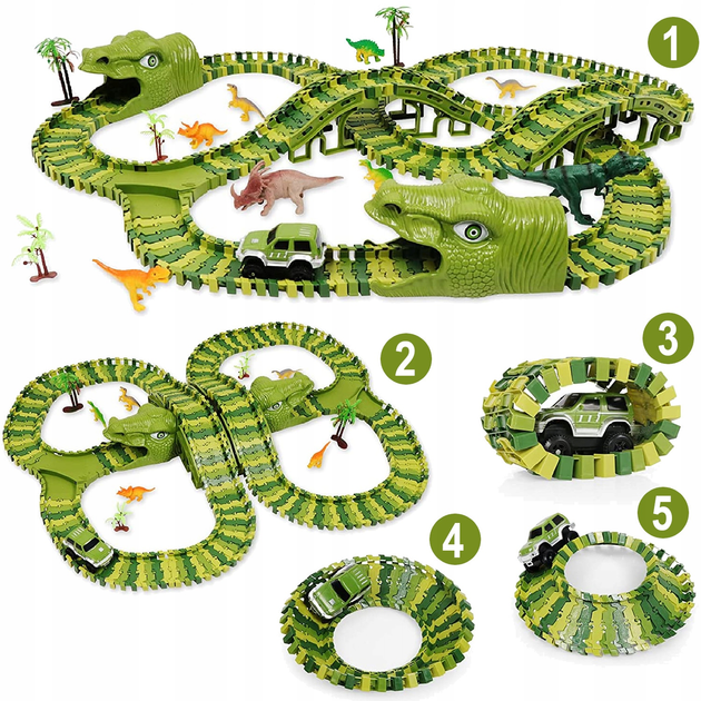Tor samochodowy Trifox Orbital Paradise Dinozaur 240 elementów (5901353671761) - obraz 3