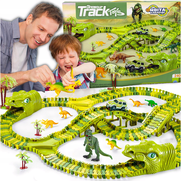 Tor samochodowy Trifox Orbital Paradise Dinozaur 240 elementów (5901353671761) - obraz 5