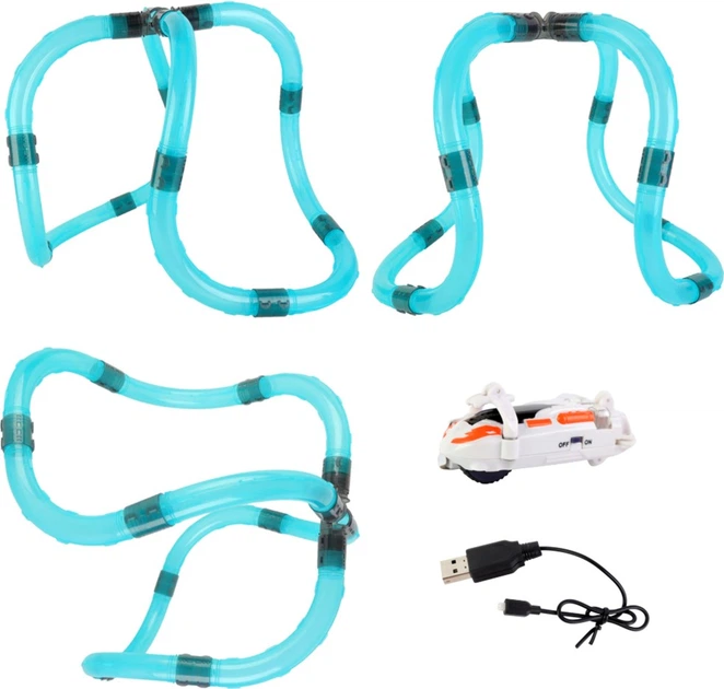 Автомобільний трек Pro-Kids у тубусі з аксесуарами (5903943004744) - зображення 3