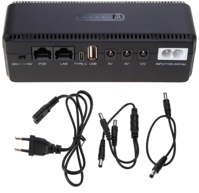 Джерело безперебійного живлення Yepo Smart DC-UPS 10400mAh DC-5V/9V/12V (UA-112485) - зображення 2