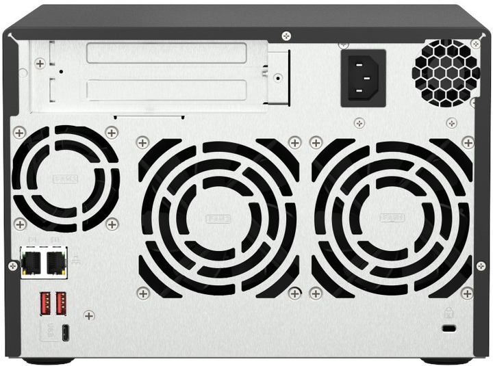 Zestaw serwera plików i przełącznika QNAP TS-673A + QSW-1105-5T Black (TS-673A-SW5T) - obraz 5