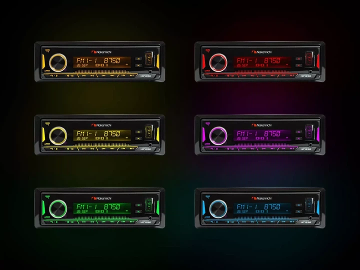 АвтомагнІтола 1DIN Nakamichi NQ721BE З модулем Bluetooth - Фото 3 АвтомагнІтола 1DIN Nakamichi NQ721BE З модулем Bluetooth - зображення 3