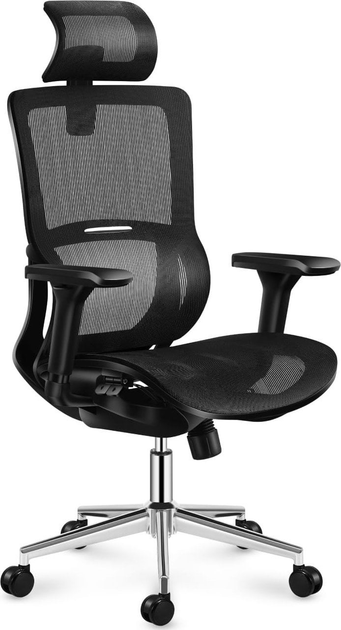 Fotel biurowy ergonomiczny Mark Adler Expert 6.2 Black (5903796011760) - obraz 2