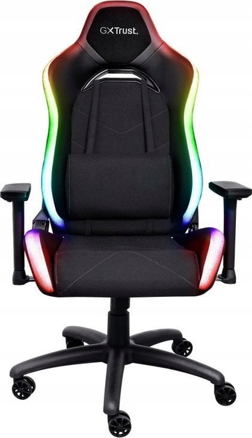 Fotel gamingowy Trust GXT719 RUYA RGB Black (8713439251852) - obraz 2