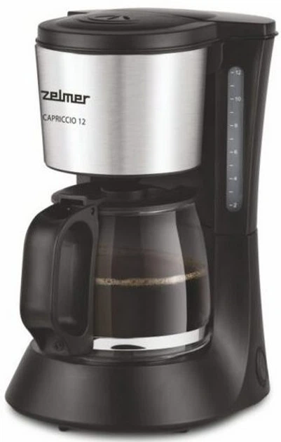 Кофеварка капельная с фильтром ZELMER ZCM1200 на 12 чашек - изображение 2