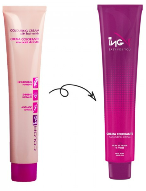 Крем-краска для волос безаммиачная ING Professional Colouring Cream No Ammonia 3 Темно-каштановый 100 мл - Фото 6 Крем-краска для волос безаммиачная ING Professional Colouring Cream No Ammonia 3 Темно-каштановый 100 мл - изображение 6