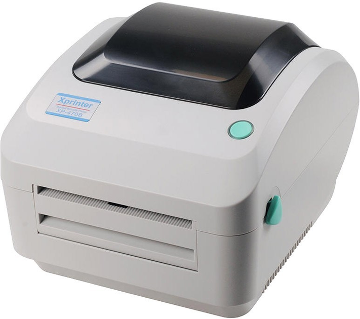 Принтер этикеток Xprinter XP-470B термопринтер наклеек для Новой почты 108мм (XP470B, XP-DT-470B) - изображение 1