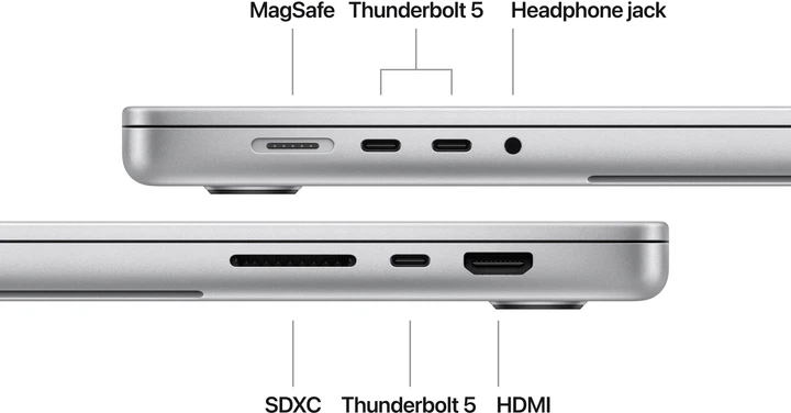 Laptop Apple MacBook Pro 16" M4 Pro 24/512GB 2024 (MX2T3ZE/A) Silver - obraz 7