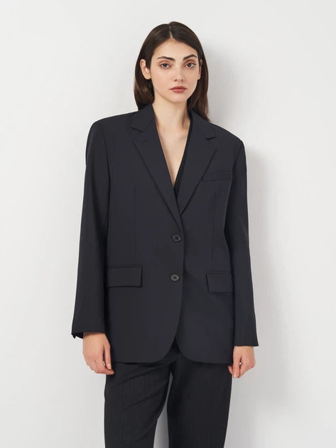 Куртка женская Zara 9199/448 XS Темно-синяя (09199448401010