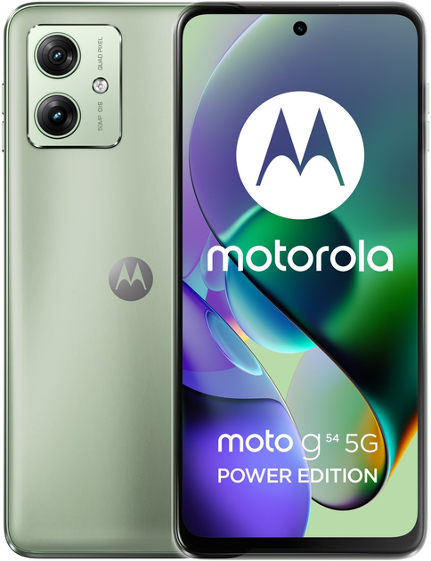 Smartfon Motorola G54 Power 12/256GB eSim Mint Green (PB0W0002RO) - obraz 1