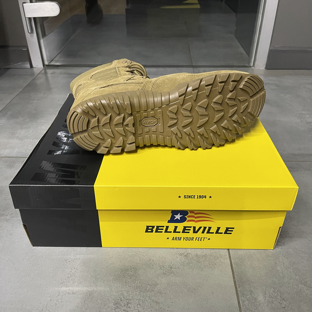 Берці зимові Belleville KHYBER TR550WPINS, розмір 10.5/43.5, колір Койот, теплі, стандарт армії США - зображення 2