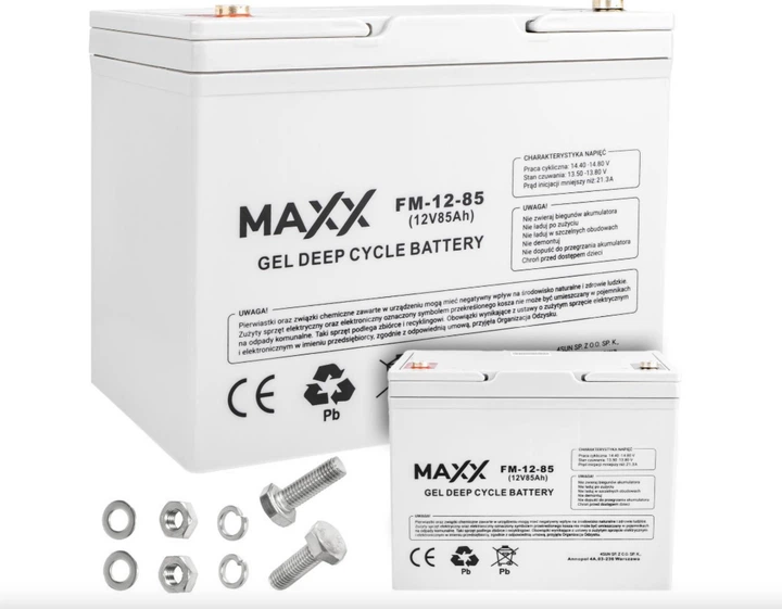 Аккумулятор гелевый 4SUN MAXX GEL DEEP CYCLE 85Ah 12V (12-FM-85) - изображение 2