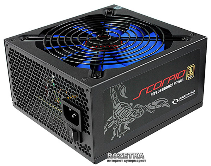 Блок питания Raidmax Scorpio RX-835AP-S – фото, отзывы, характеристики ...