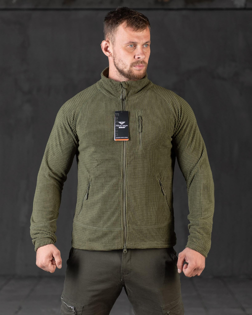 Тактична чоловіча демісезонна кофта Windblock Tactical 2XL олива (89706) - зображення 1