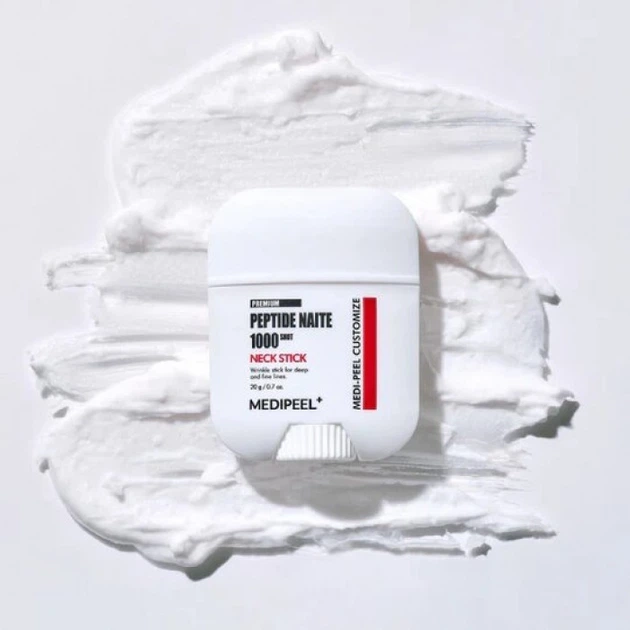 Подтягивающий стик для шеи с пептидным комплексом Medi-Peel Premium Naite Thread Neck Stick 20g - изображение 3