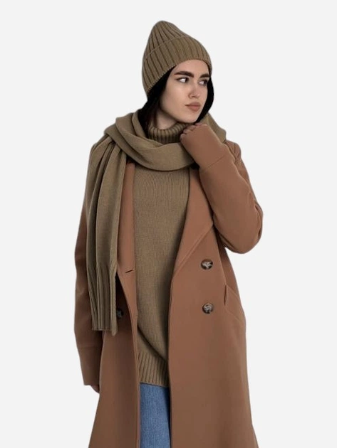 Шапка женская ARTKNIT Sofia Wool 38235 54-58 Ореховая (4823093419384) - Фото 5 Шапка женская ARTKNIT Sofia Wool 38235 54-58 Ореховая (4823093419384) - изображение 5