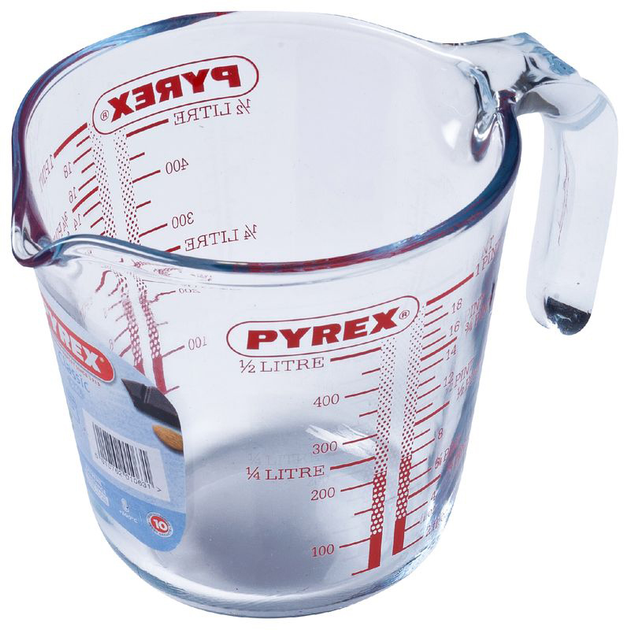 Мірний кухоль Pyrex Classic прозорий 500 г (5010762010631) - зображення 1