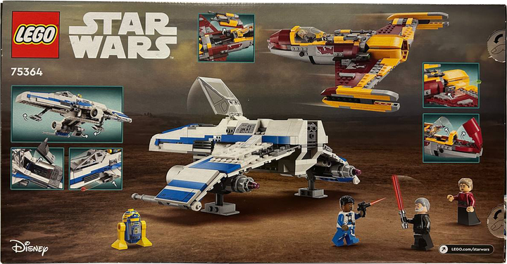 Zestaw klockow Lego Star Wars E-wing kontra mysliwiec Shin Hati 1056 czesci (75364) (955555904010582) - Outlet - obraz 2