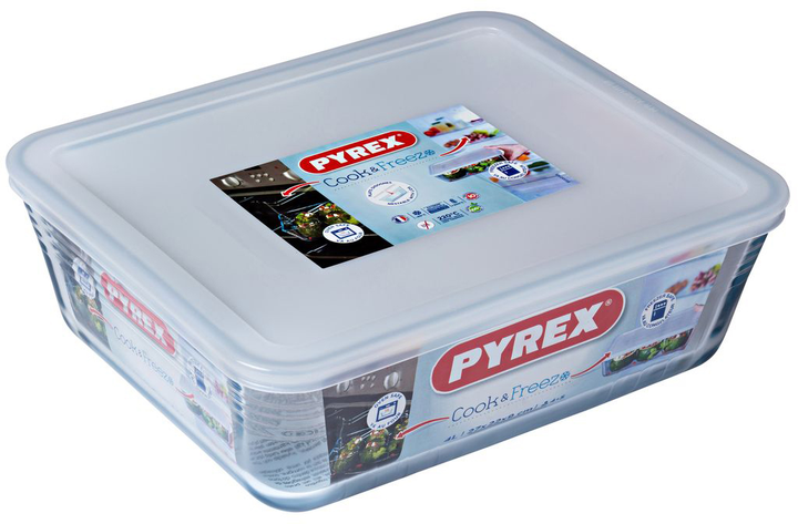 Форма для запікання Pyrex Cook&Freeze прозора 27x23 см (3137610001893) - зображення 1