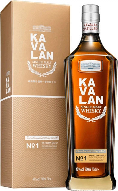 Віскі Kavalan Distillery Select No.1 0.7 л 40% в подарунковій упаковці (4710085230471) - Фото 1 Віскі Kavalan Distillery Select No.1 0.7 л 40% в подарунковій упаковці (4710085230471) - зображення 1