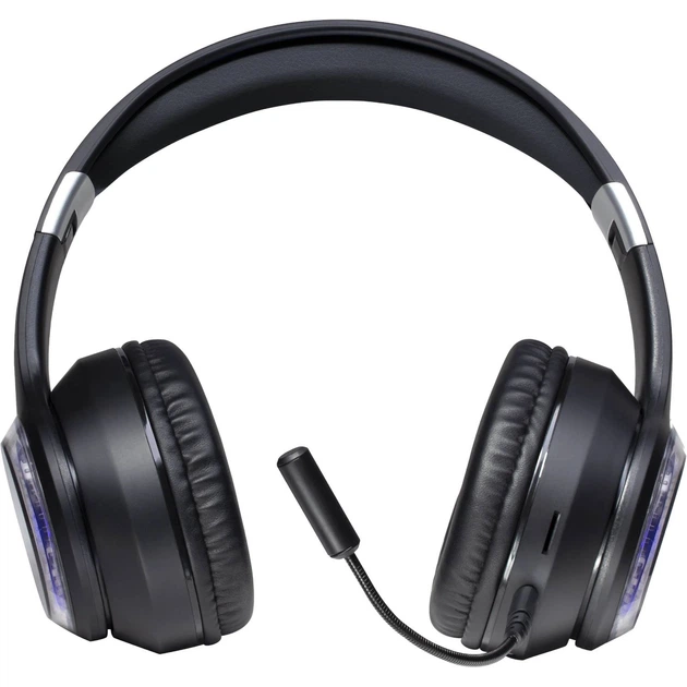 Бездротові ігрові навушники з мікрофоном Defender FreeMotion B400 Bluetooth 3.5mm jack LED Black (63400) - Фото 2 Бездротові ігрові навушники з мікрофоном Defender FreeMotion B400 Bluetooth 3.5mm jack LED Black (63400) - зображення 2