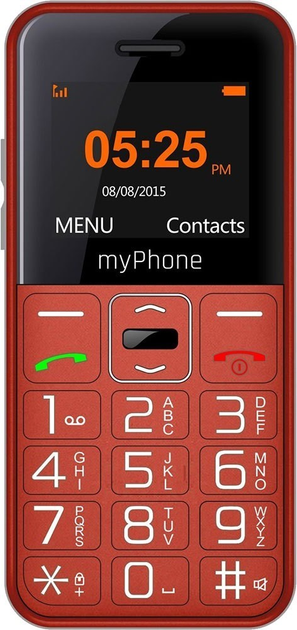 Telefon komórkowy MyPhone Halo Easy Red (TEL000346) - obraz 1