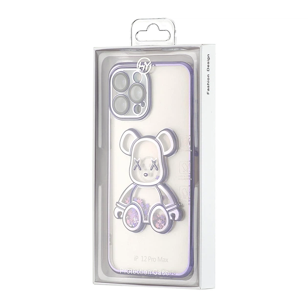 Чохол Shining Bear Case Protected Camera iPhone 12 Pro Max Purple - Фото 2 Чохол Shining Bear Case Protected Camera iPhone 12 Pro Max Purple - зображення 2