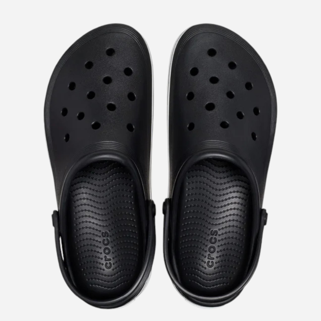 Chodaki męskie Crocs Crocband Clean Off Court 208371-001 42-43 (M9/W11) Czarne z białym (0196265226986) - obraz 4