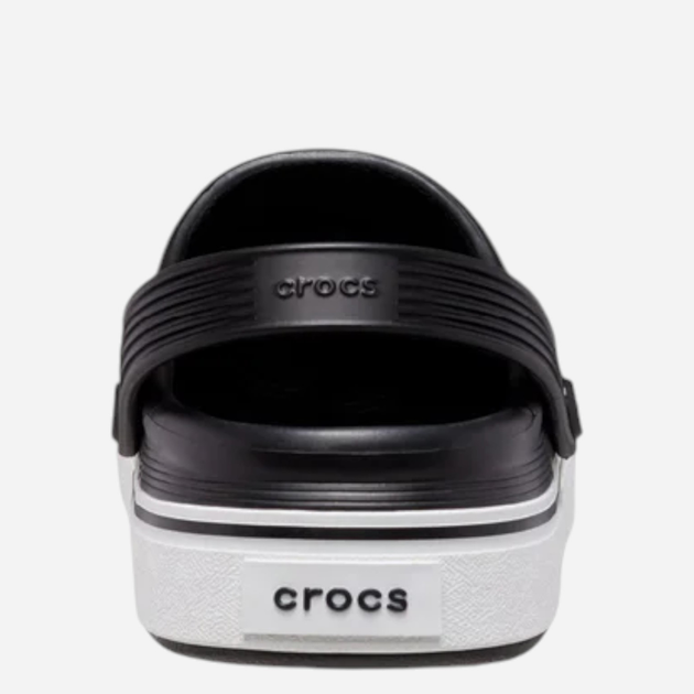 Чоловічі крокси Crocs Crocband Clean Off Court 208371-001 46-47 (M12) Чорні з білим (0196265226856) - зображення 5
