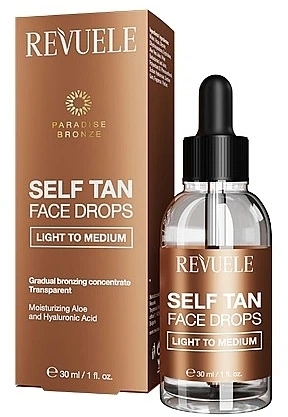 Капли для автозагара лица от легкого до среднего - Revuele Salf Tan Face Drop Light To Medium 30ml (1166990-1555438-2) - Фото 1 Капли для автозагара лица от легкого до среднего - Revuele Salf Tan Face Drop Light To Medium 30ml (1166990-1555438-2) - изображение 1