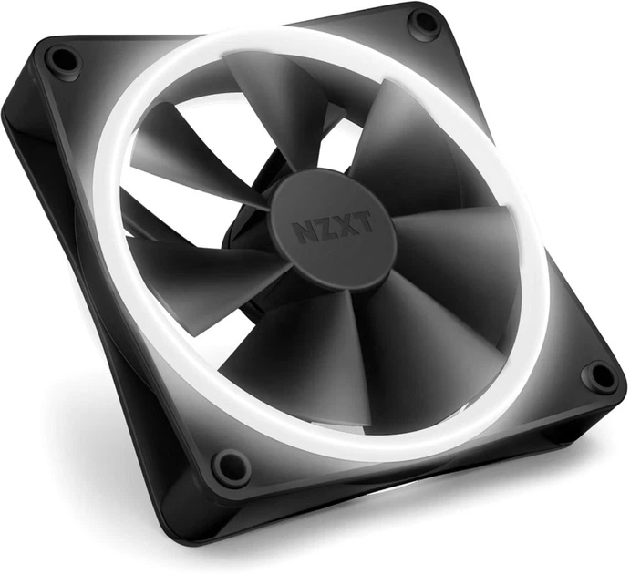 Повітряне охолодження для ПК NZXT F120RGB Duo - 120mm Dual-sided RGB Fan - Single Pack Black (RF-D12SF-B1) - зображення 6