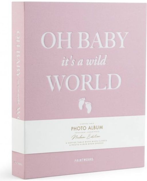 Album fotograficzny Printworks Oh Baby It's a Wild World 30 stron Różowy (7350108172493) - obraz 2