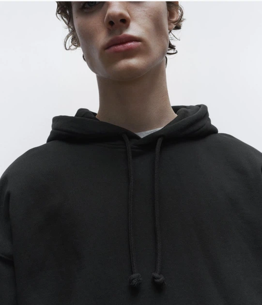 Худі H&M 420415 чорний M - Фото 4 Худі H&M 420415 чорний M - зображення 4