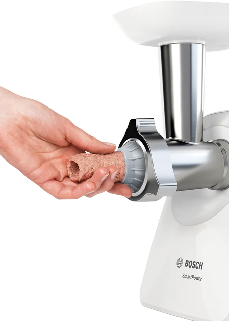 М'ясорубка Bosch SmartPower MFW2520W - зображення 8